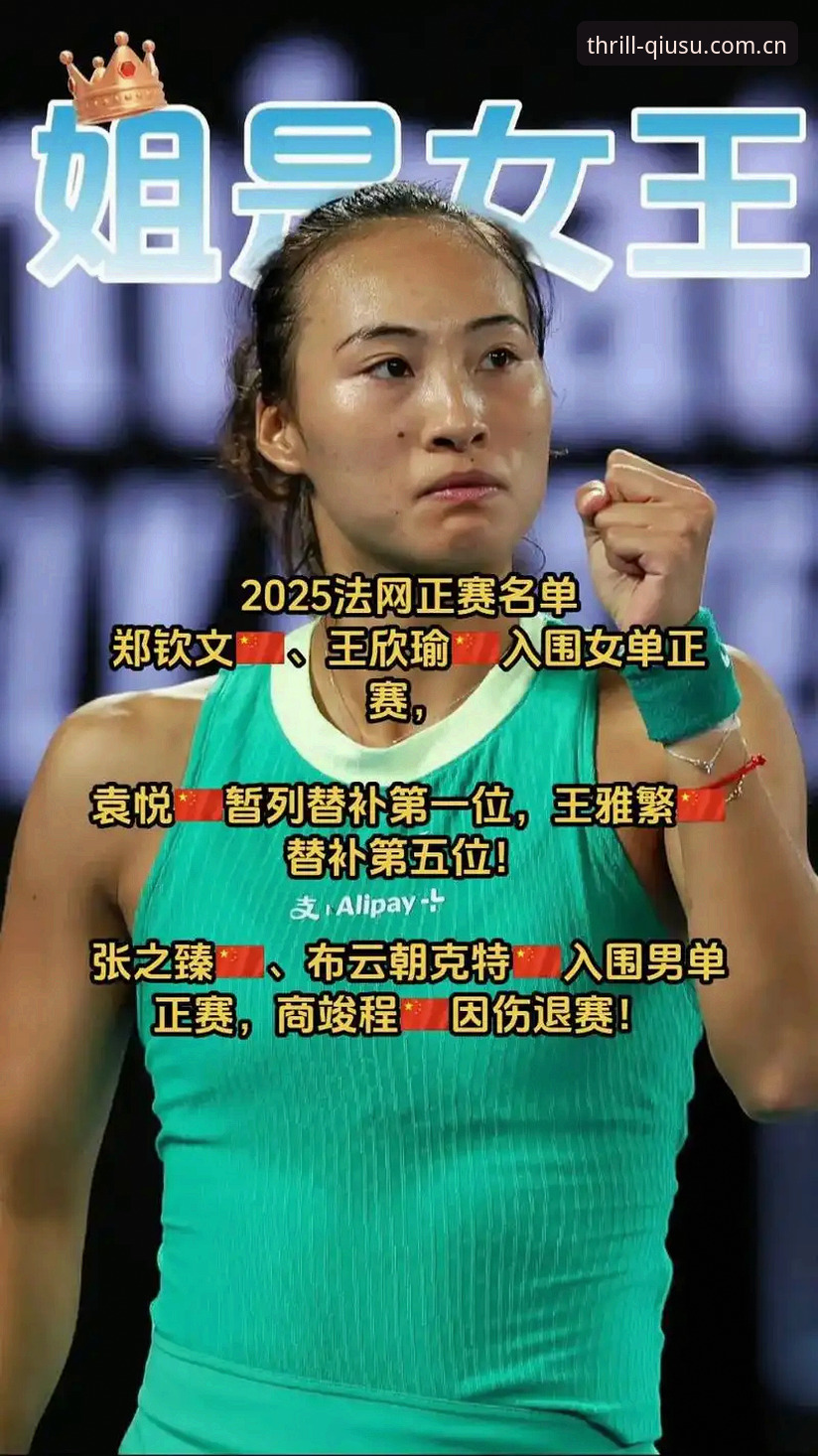 揭秘2026法网女单签表：中国金花命运多舛，郑钦文保分压力背后的真相